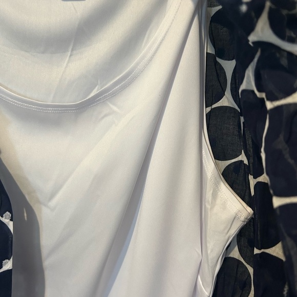 Alfred Dunner NWT 2PC Navy/White Blouse Set - Picture 4 of 7